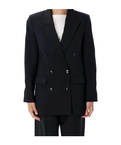 Isabel Marant Long-sleeved Suit Jacket In Black