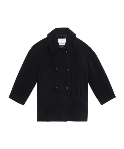 Isabel Marant Fiby Coat In Black