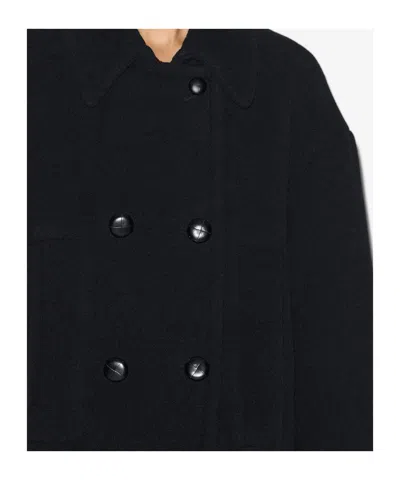Isabel Marant Fiby Coat In Black