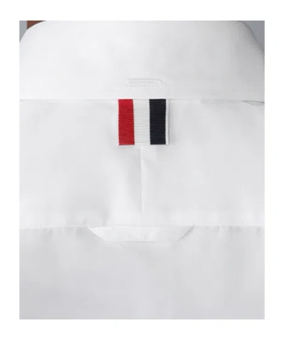 Thom Browne Shirt Short Sleeve Collar Button-down In White