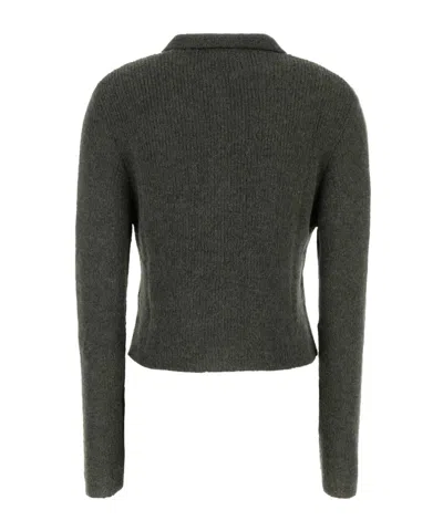 Our Legacy Dark Green Alpaca Blend Mazzy Cardigan In Green