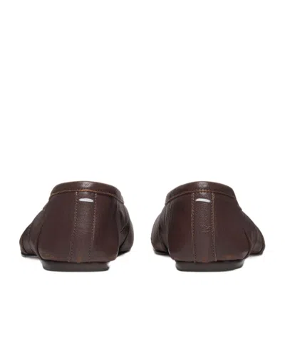 Maison Margiela New Round Toe Ballerina With Stitch Detailing