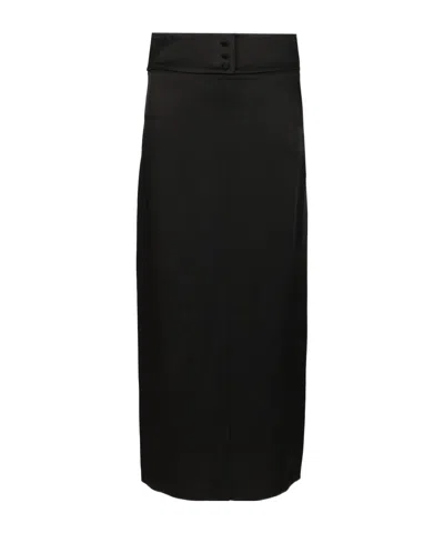 Forte Forte High Waist Skirt In Black