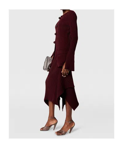 Stella Mccartney Ribbed Long Sleeved Cardigan