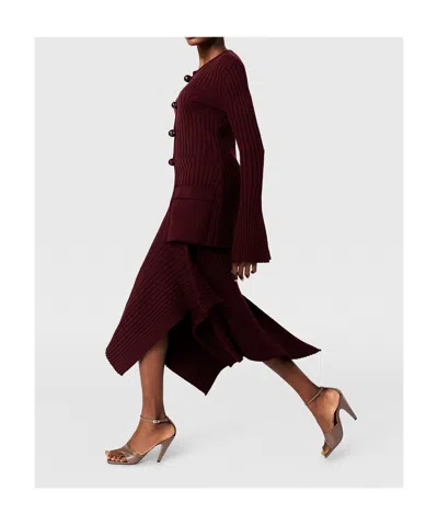 Stella Mccartney Ribbed Long Sleeved Cardigan