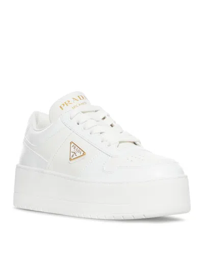 Prada Round Toe Low-top Casual Shoes