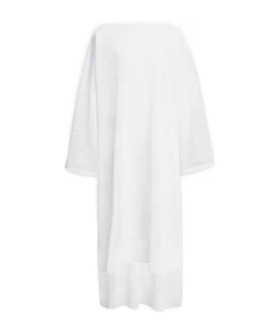 Alaïa Alaia White Caftan With Side Openings In White