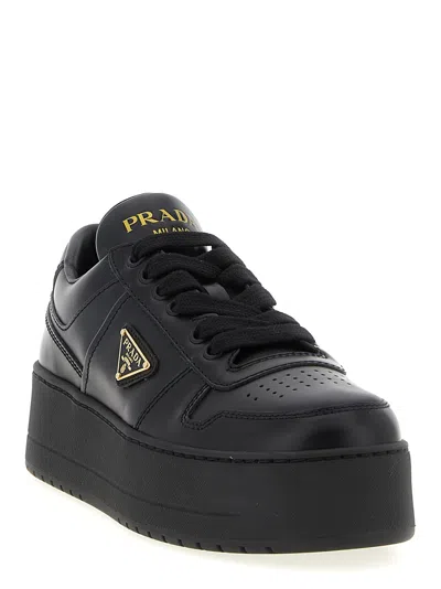Prada Round Toe Low-top Casual Shoes