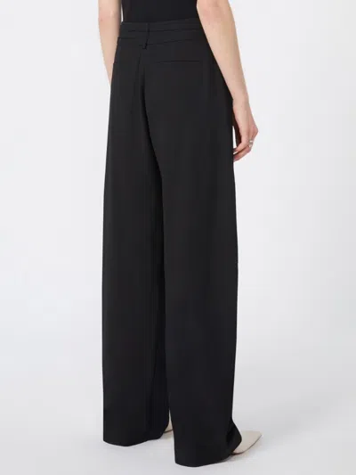 Sportmax Straight Trousers With Knitted Detail