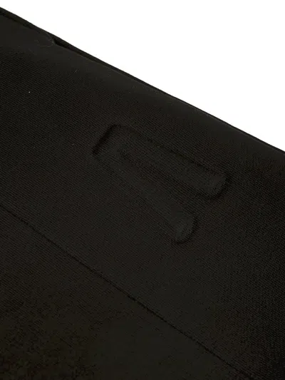 Fear Of God Black Pants With Elastic Drawstring And Wide Leg In Cotton Blend Man In Black