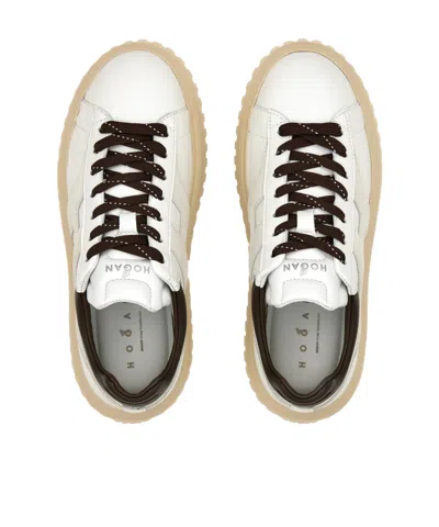 Hogan H-stripes Nappa Leather Sneakers Shoes