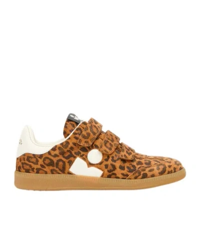 Isabel Marant Beth Leopard-print Suede Sneakers