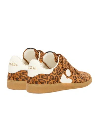 Isabel Marant Beth Leopard-print Suede Sneakers