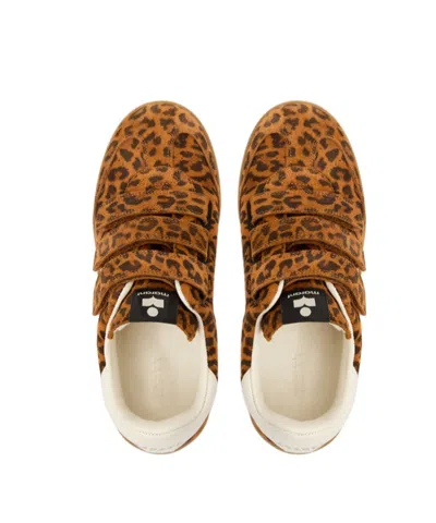 Isabel Marant Beth Leopard-print Suede Sneakers