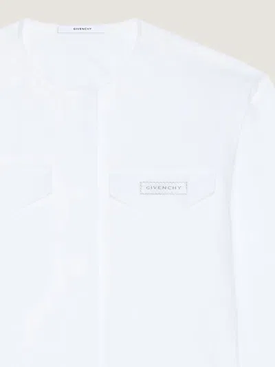 Givenchy Cotton Poplin Cropped Shirt