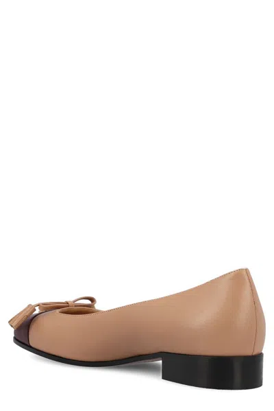 Valentino Vlogo Signature Tassel Embellished Slip-on Ballet Flats