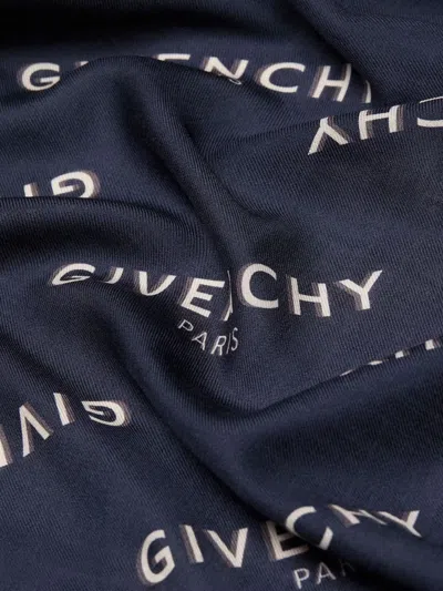 Givenchy Shadow Shawl In Wool And Silk