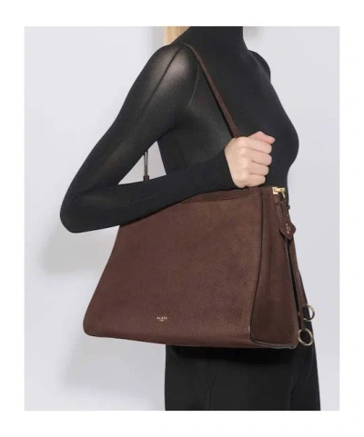 Alaïa Le Click Medium Square Bag In Nubuck