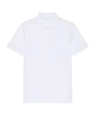 Givenchy Polo In Cotton With  Patch In White