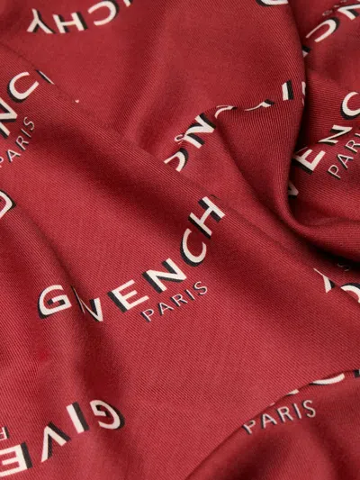 Givenchy Shadow Shawl In Wool And Silk