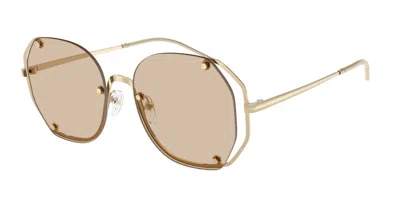 Emporio Armani Geometric Frame Sunglasses