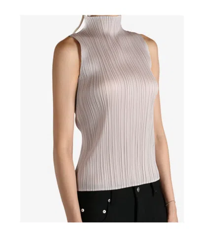 Issey Miyake Turtleneck Sweater In Neutral