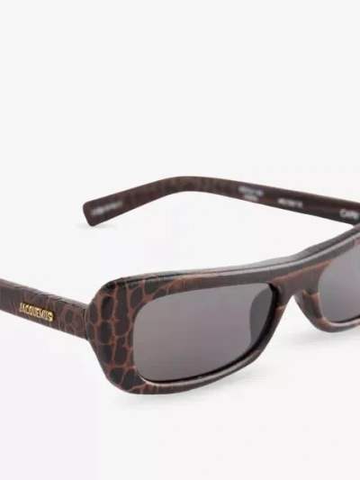 Jacquemus Les Lunettes Capri Sunglasses In Black
