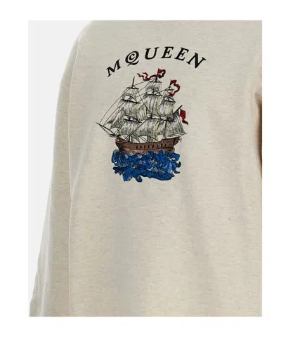 Alexander Mcqueen Sweatshirt In Neutral