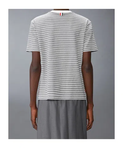 Thom Browne Short-sleeve T-shirt In Gray