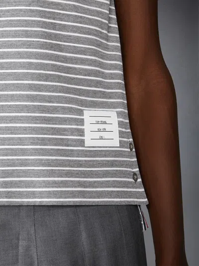 Thom Browne Short-sleeve T-shirt In Gray