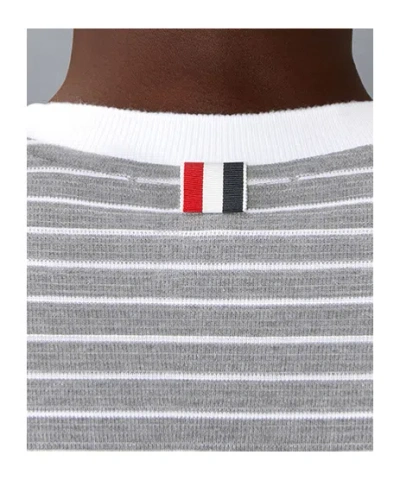 Thom Browne Short-sleeve T-shirt In Gray