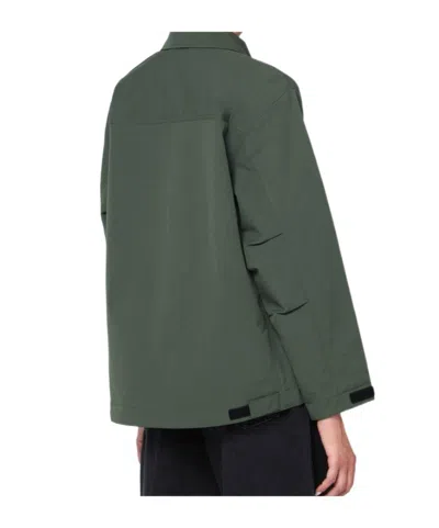 Carhartt Jacket Opuntia With Collared Design And Pockets In Green