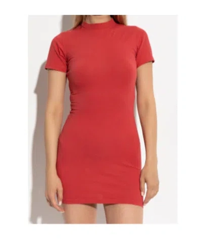 Balenciaga Tight Dress In Orange