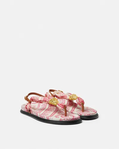 Versace Underwater Barocco La Medusa Sandals