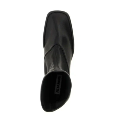 Jil Sander Square-toe Ankle Boots