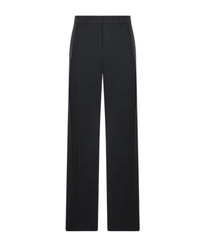Ami Alexandre Mattiussi Tailored Trousers In Wool Tricotine In Gray