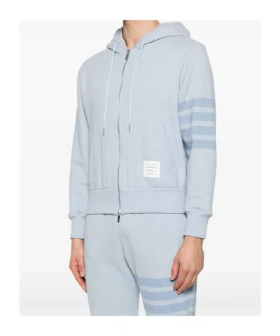 Thom Browne 4-bar Stripe Zipped Hoodie