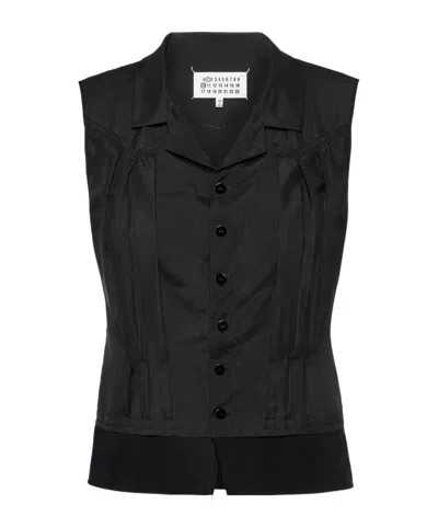 Maison Margiela Pleated Button-up Vest