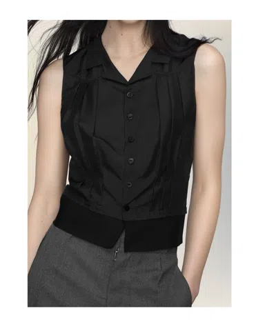 Maison Margiela Pleated Button-up Vest