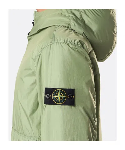 Stone Island Padded Jacket With Anti-drop And Wind Resistance In Green