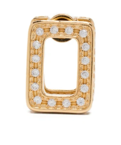 Marni Gold  White Earrings