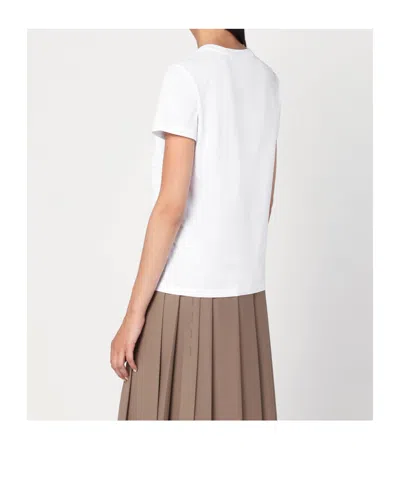 Max Mara Short-sleeved T-shirt In Neutral