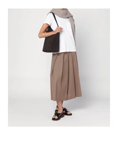 Max Mara Short-sleeved T-shirt In Neutral