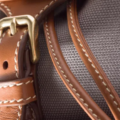 Miu Miu Canvas And Leather Backpack