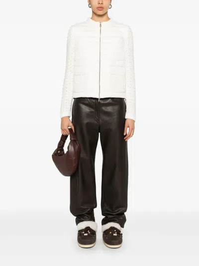 Moncler Cardigan With Padded Front Panel