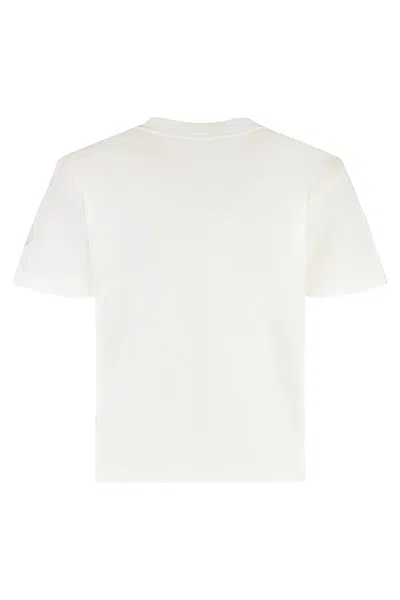 Moncler Cotton Crew-neck T-shirt In Neutral