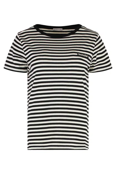 Moncler Striped T-shirt In Multi