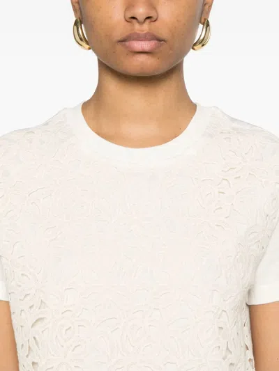 Moncler Cotton Crew-neck T-shirt In Neutral