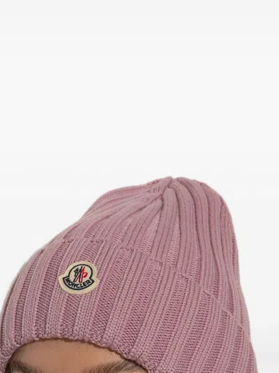 Moncler Logo Wool Beanie