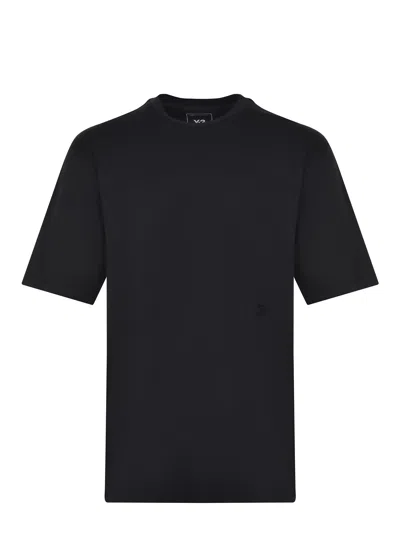 Y-3 Logo T-shirt In Black